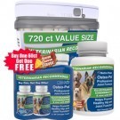 Glucosamine for dogs with Chondroitin - Osteo-Pet Professional Joint Formula in 60ct, 180ct and 720ct Value Size.